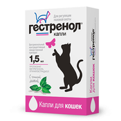Астрафарм Гестренол Контрацептивные капли для кошек, 1,5 мл
