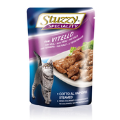 Stuzzy Speciality Кусочки филе в соусе для взрослых кошек (с телятиной)