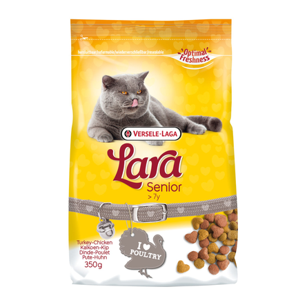 Lara Senior Сухой корм для пожилых кошек (с индейкой и курицей) – интернет-магазин Ле’Муррр