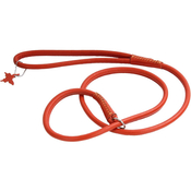 Collar Glamour Поводок-удавка круглый для собак, ширина 8 мм, длина 135 см, оранжевый