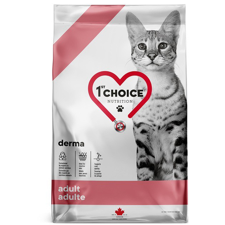 1st CHOICE GF DERMA Корм для кошек с гиперчувствительной кожей (лосось) – интернет-магазин Ле’Муррр