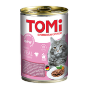 ToMi Кусочки паштета в соусе для взрослых кошек (с телятиной)