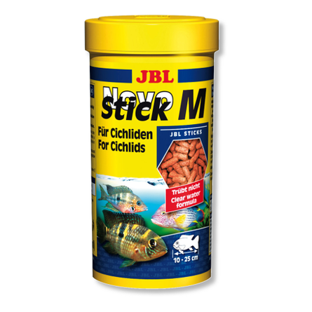 JBL NovoStick M Корм для плотоядных цихлид, палочки – интернет-магазин Ле’Муррр