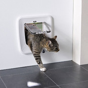 Savic Access 4-Way Magnetic Дверь-створка с магнитным замком для кошек 4 положения, белая